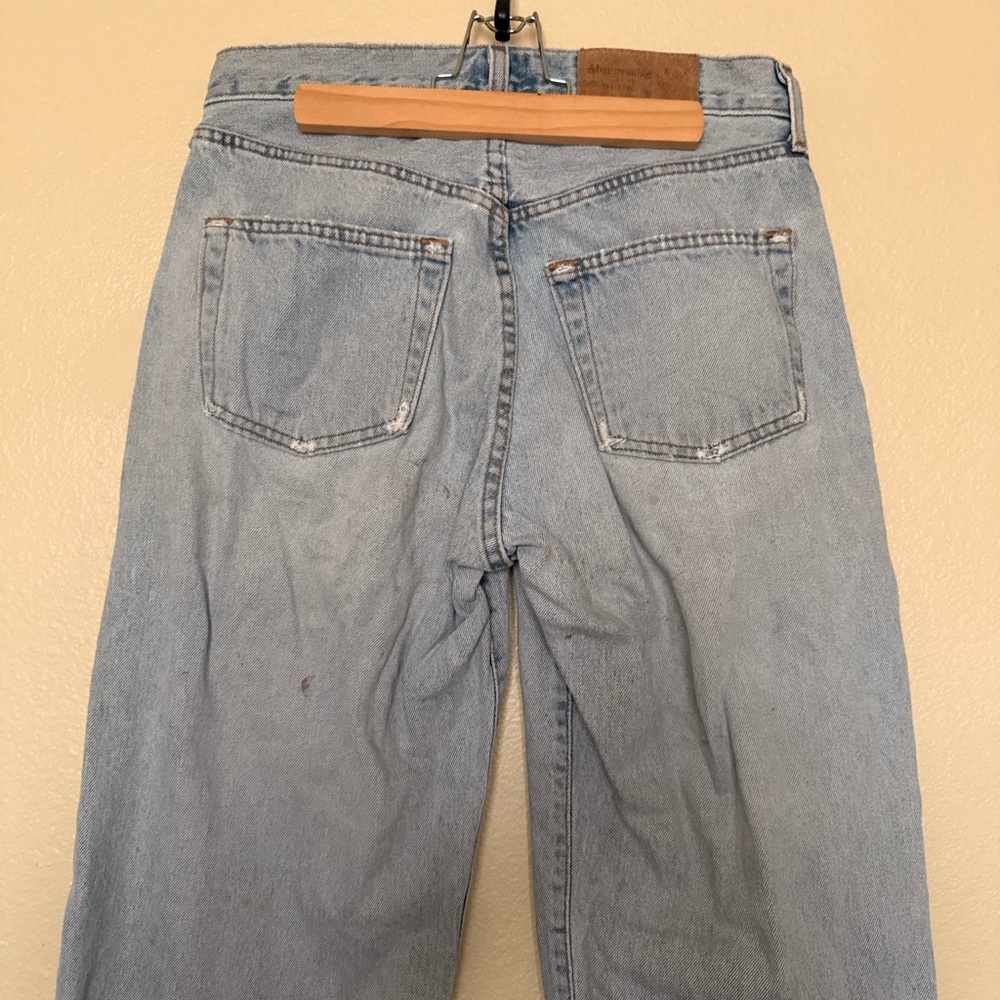 Abercrombie & Fitch Light Blue Women Jeans - Picture 8 of 10